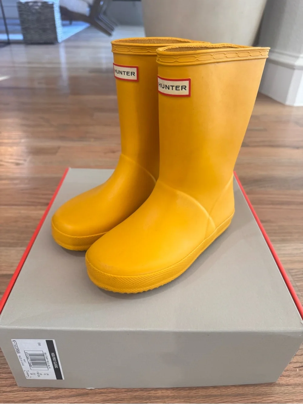 Hunter Kids' Brand New yellow boots, size 11